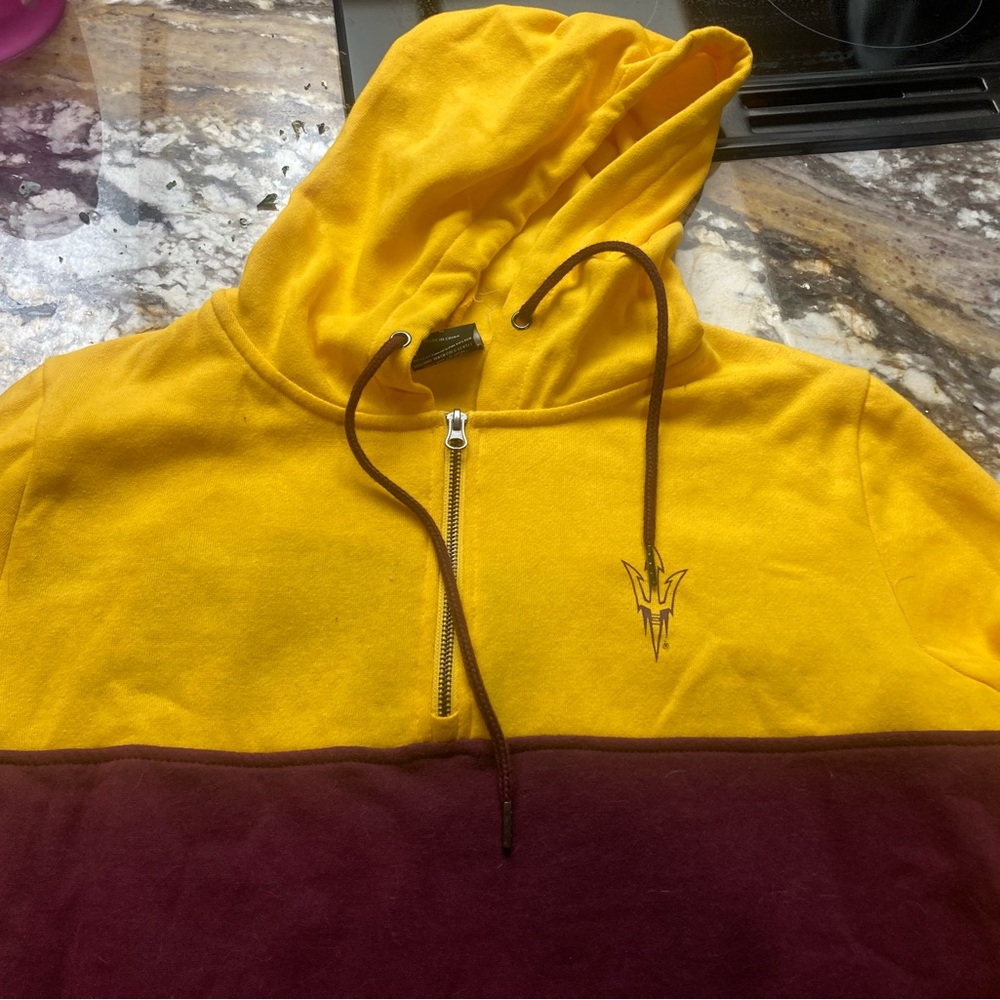 Colosseum ASU Gold Sweatshirt Hoodie